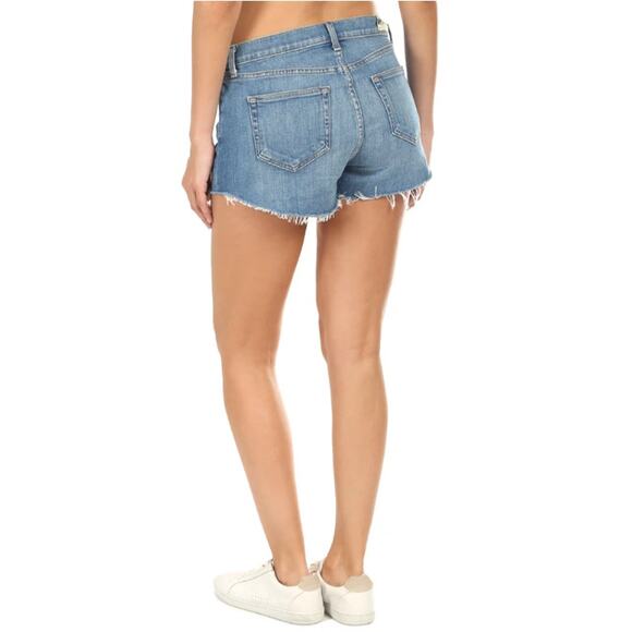 L'Agence Women's Blue Audrey Denim Shorts Size 25 - Picture 13 of 13